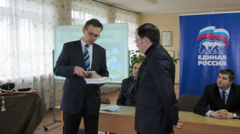 19 ноября 2014 г. директор музея Андрей Минаков провел музейный урок в Отрадинской школе Мценского района