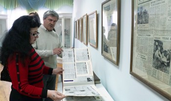 Открытие выставки «100 лет истории в зеркале газеты “Орловская правда”»